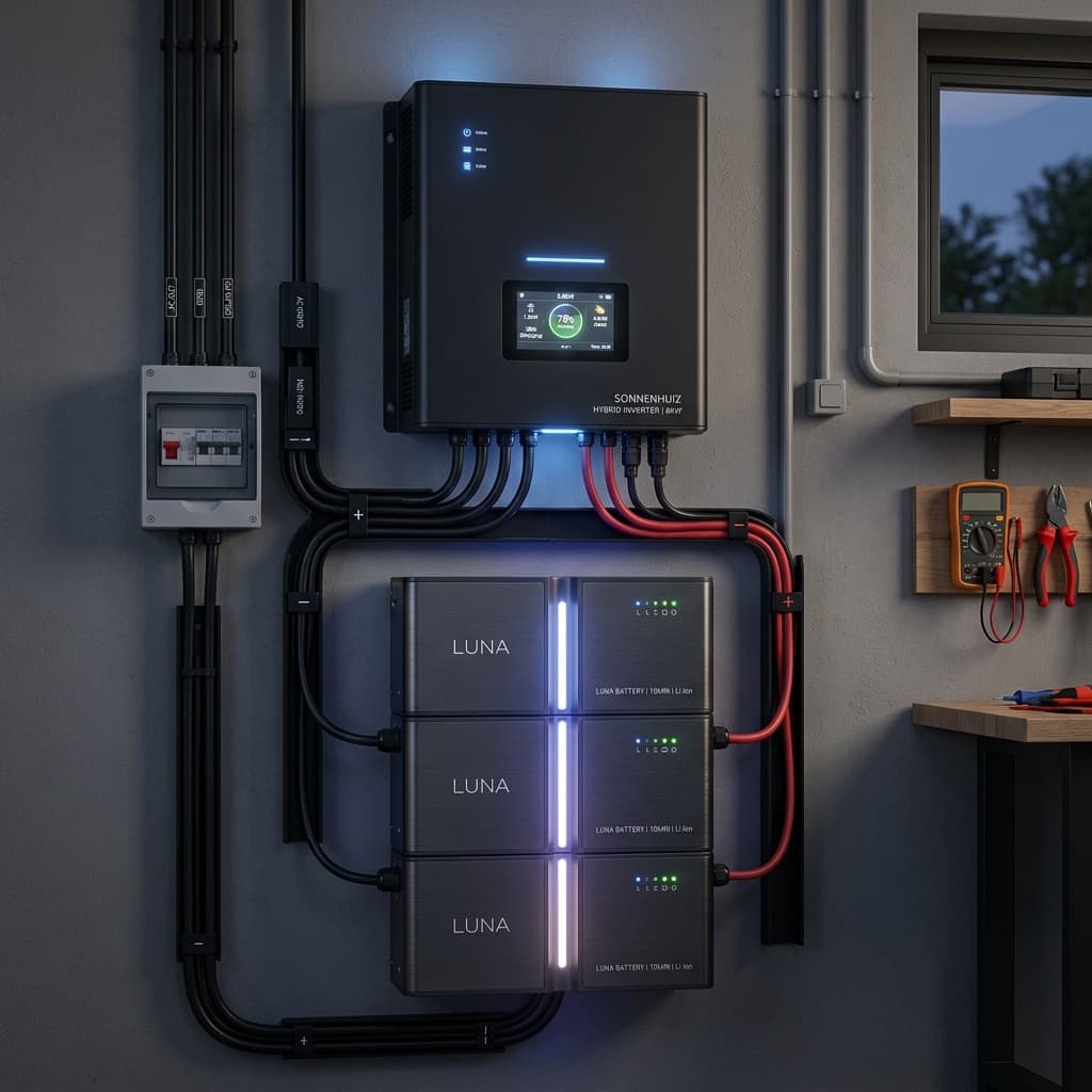 Hybrid solar battery system Kerala